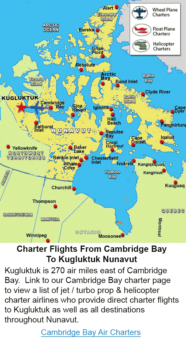 Flights From Cambridge Bay